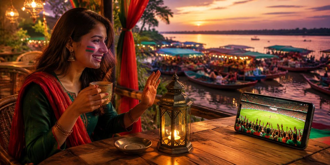 বরিশালে মোবাইল থেকে লাইভ ক্যাসিনো গেমস খেলা হচ্ছে
